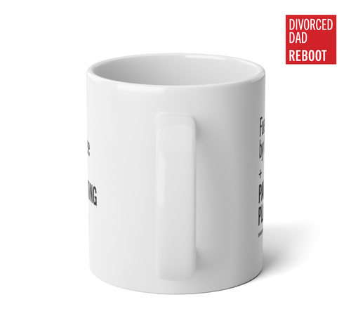 Fueled by Coffee and Parenting Plans | White 20 oz Coffee Mug