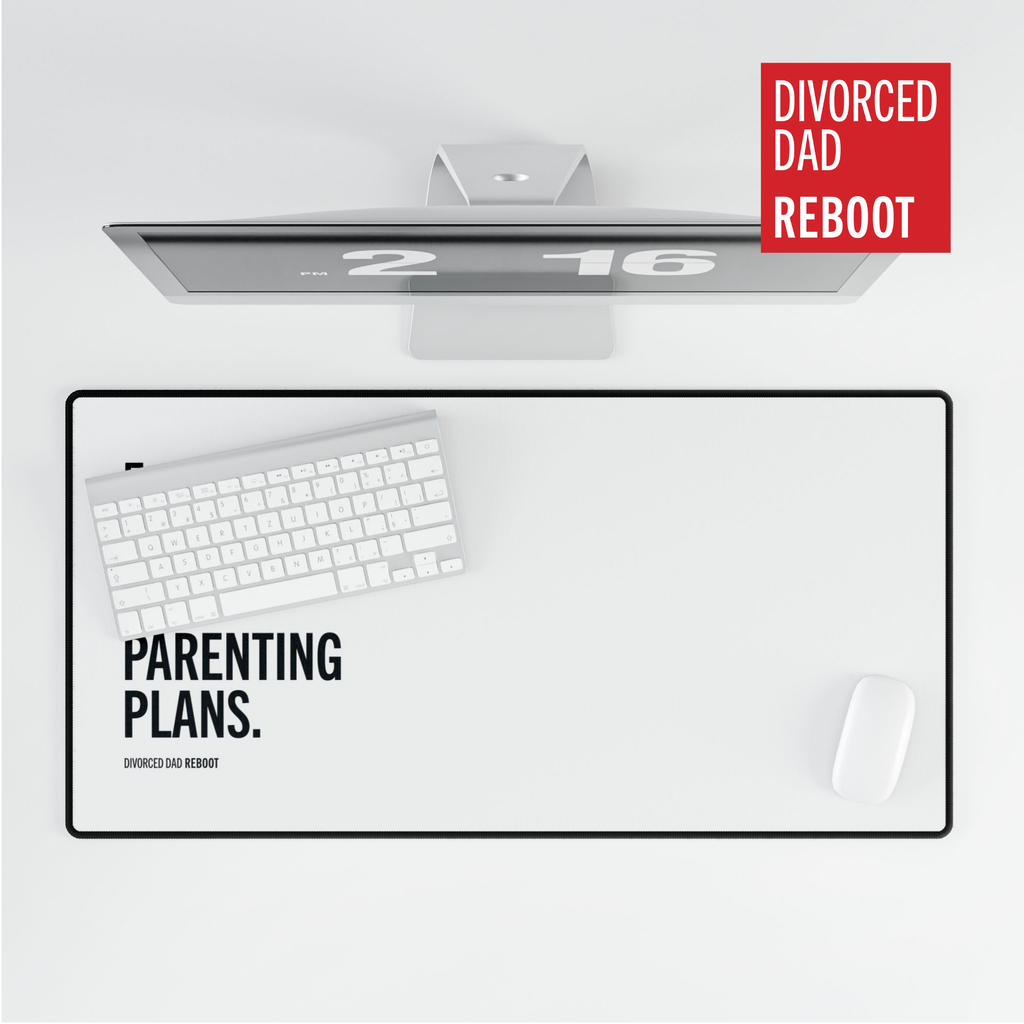 Fueled by Coffee and Parenting Plans | Desk Mat