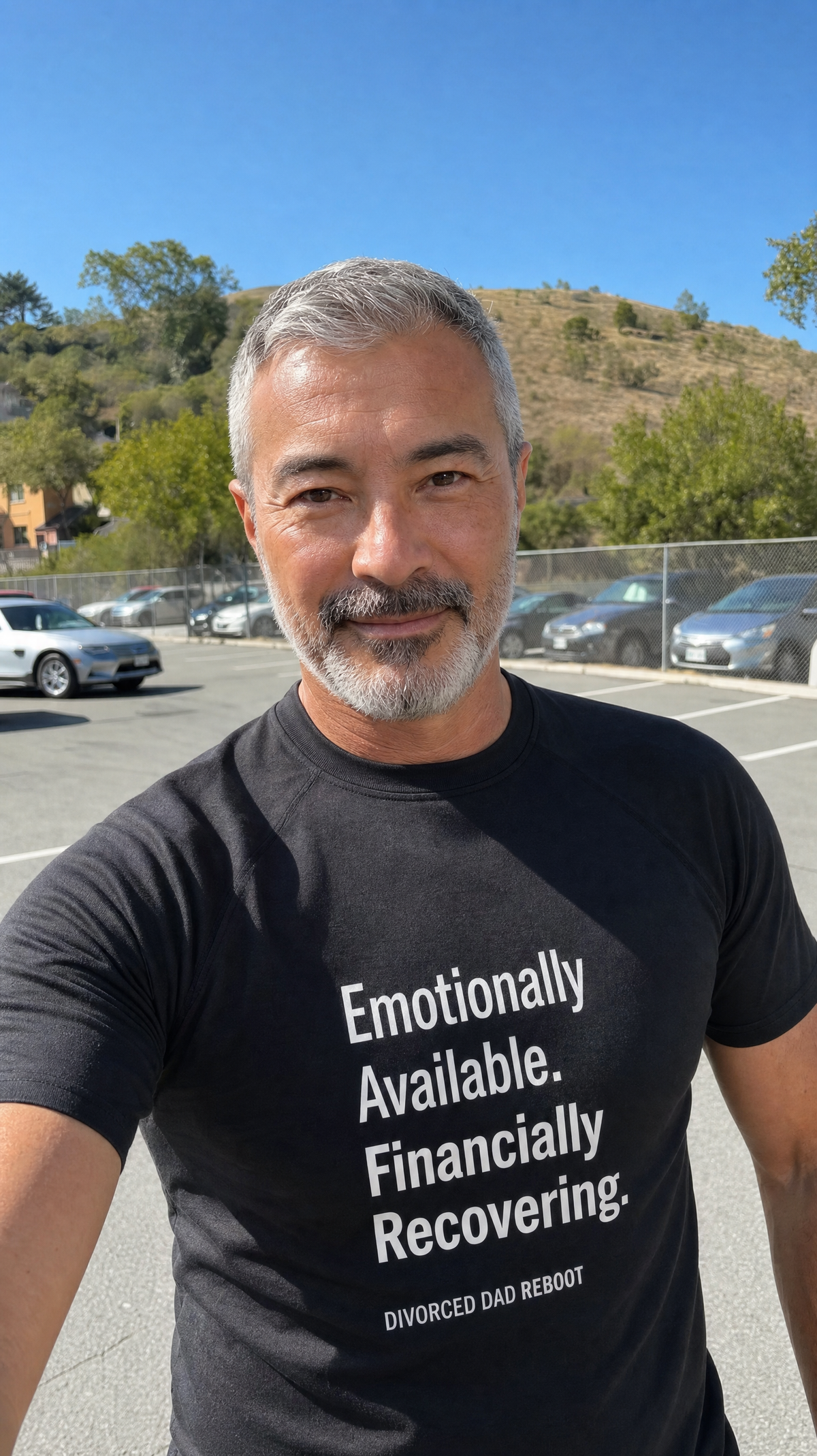 Emotionally Available Financially Recovering | Funny Divorced Dad Shirt