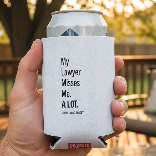 My Lawyer Misses Me A Lot Can Cooler | Funny Divorce Dad Novelty