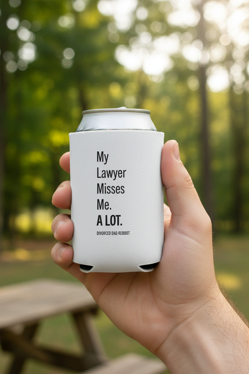My Lawyer Misses Me A Lot Can Cooler | Funny Divorce Dad Novelty