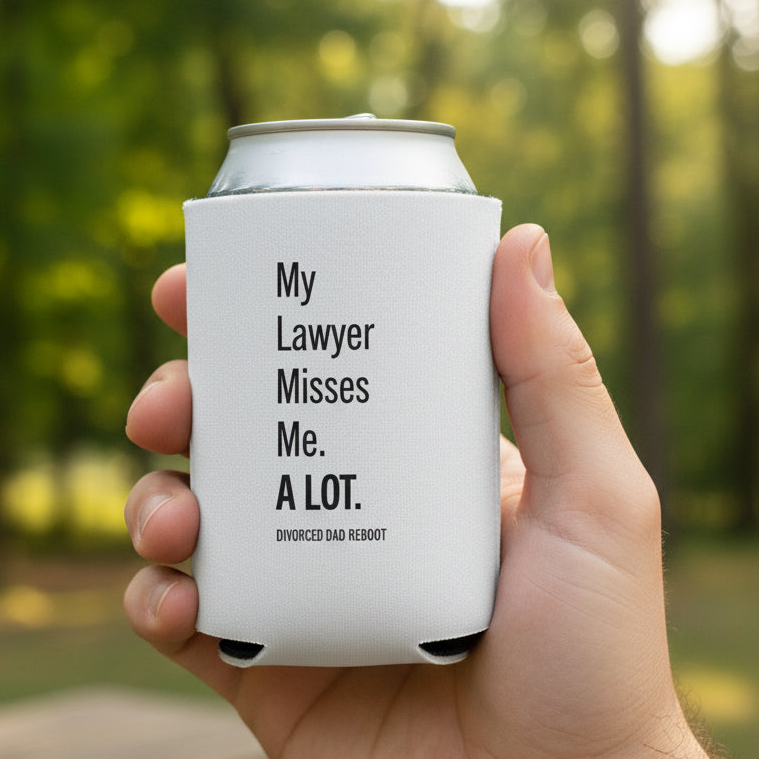 My Lawyer Misses Me A Lot Can Cooler | Funny Divorce Dad Novelty