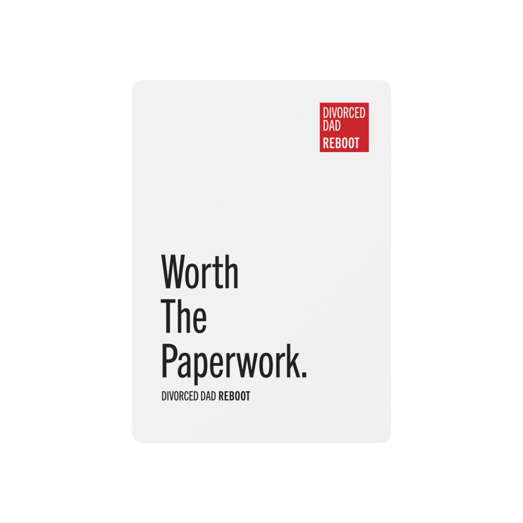 Worth The Paperwork | Poker Playing Cards