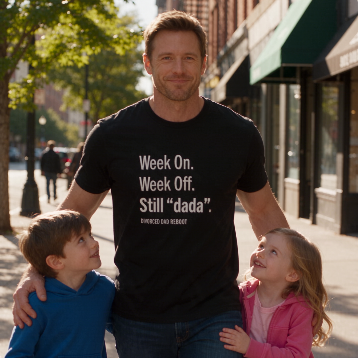 Week On Week Off Still "dada" TShirt |  Funny Coparenting Tee | Divorced Dad Gift