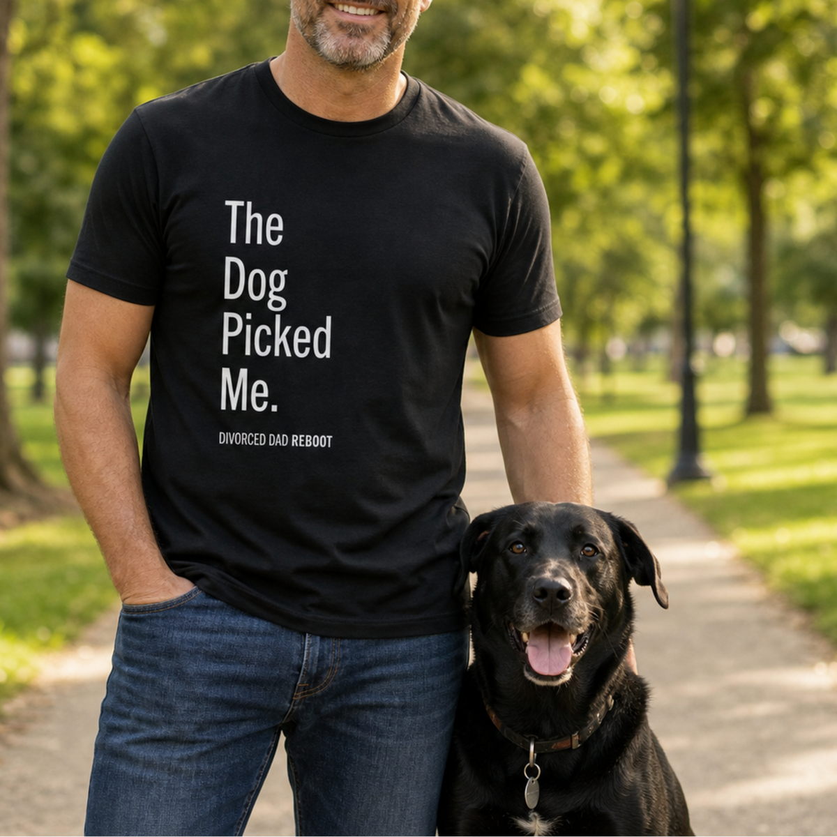 The Dog Picked Me TShirt | Funny Divorced Dad Dog Gift