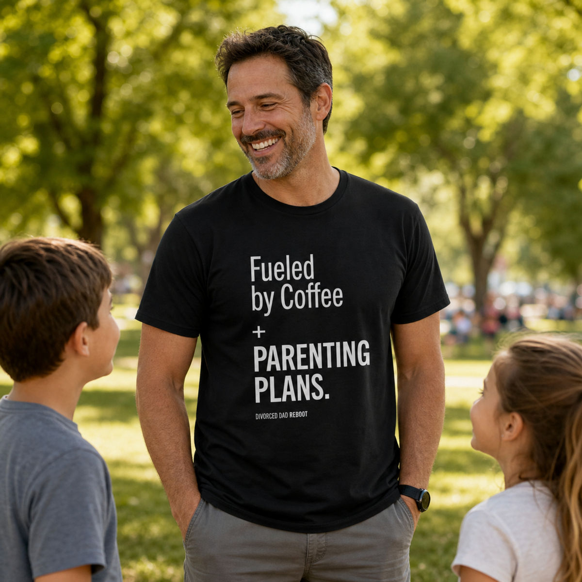 Fueled by Coffee and Parenting Plans Tee